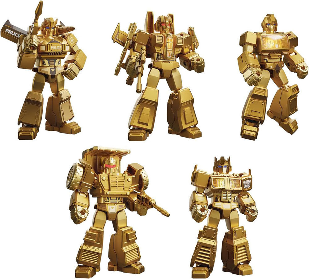 Blokees Transformers- Limited Edition Gold- Series 1 - English Edition