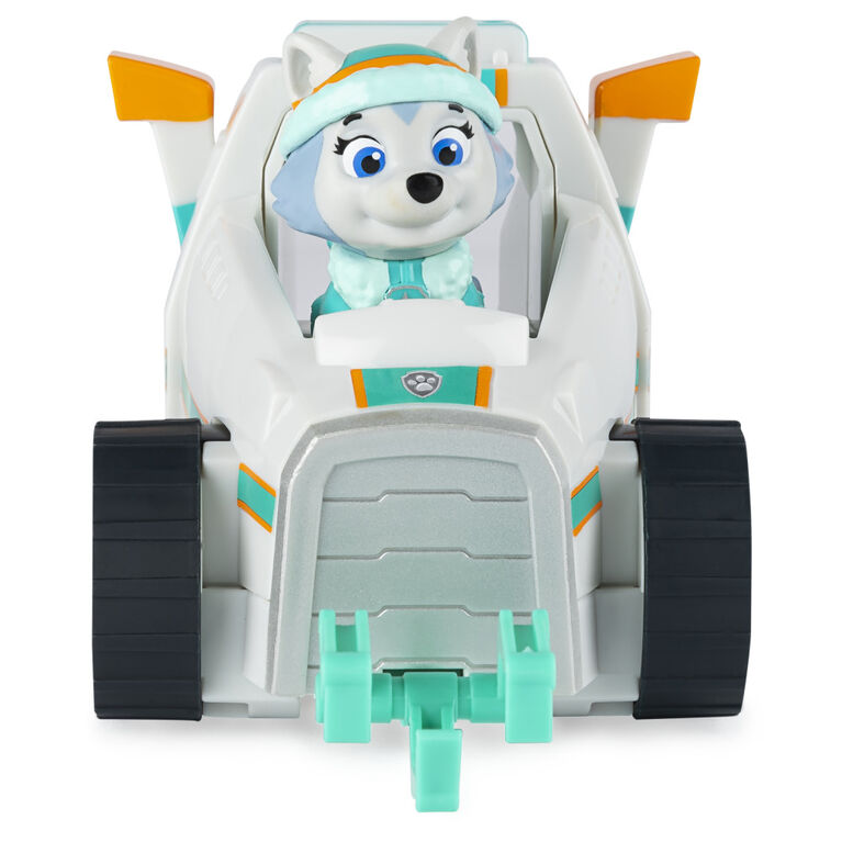 PAW Patrol, Everest's Snow Plow Vehicle with Collectible Figure