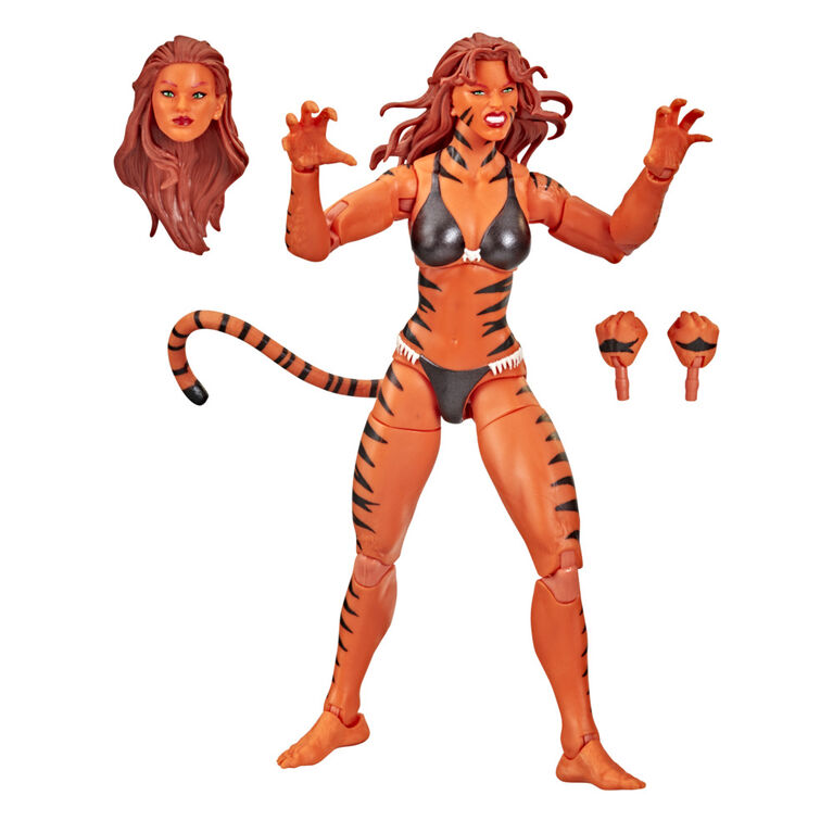 Marvel Legends Series Avengers 6-inch Scale Marvel's Tigra Figure and 3 Accessories