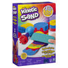 Kinetic Sand, Coffret Mélange arc-en-ciel avec 3 couleurs de sable Kinetic Sand (382 g) et 6 outils