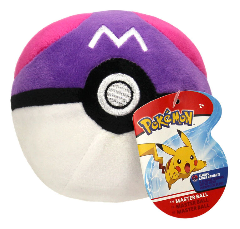 Pokémon 4" Pokeball Plush Master Ball Toys R Us Canada