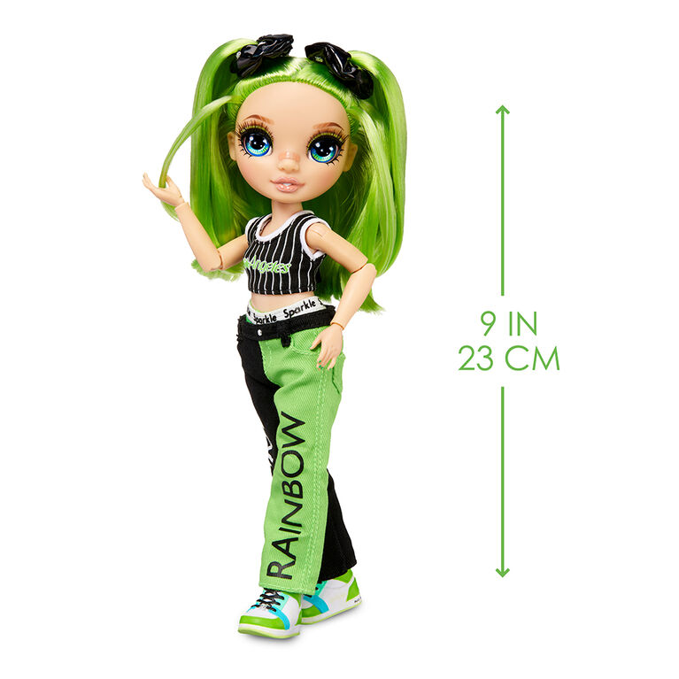 Rainbow High Jr High Jade Hunter - 9-inch GREEN Fashion Doll
