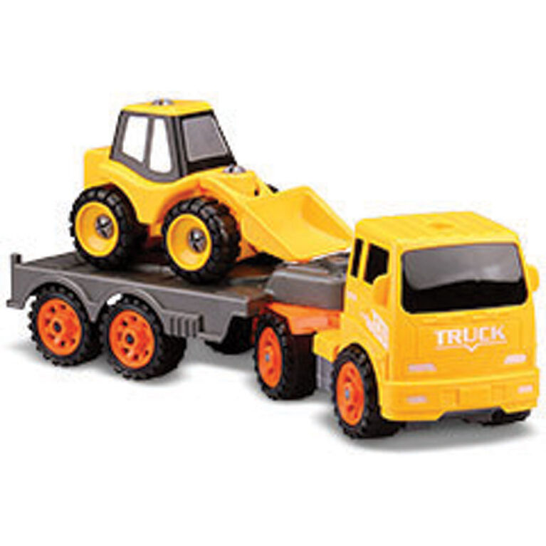 Take Apart Dump Truck and Trailer Set