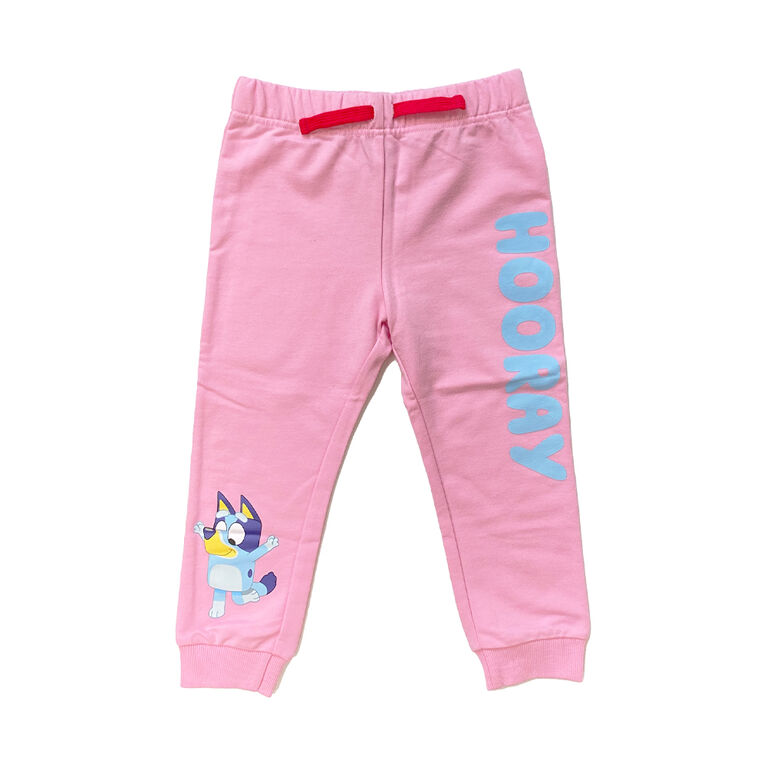 Bluey &ndash; Pantalon d&rsquo;entra&icirc;nement &ndash; Rose &ndash; Taille&nbsp;5T &ndash; Exclusif &agrave; Toys R Us