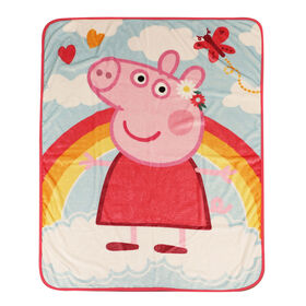 Peppa Pig couverture 40 x 50 pouces