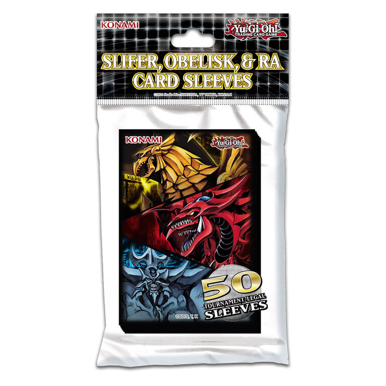 Yu-Gi-Oh! Slifer, Obelisk & Ra Card Sleeves - English Edition