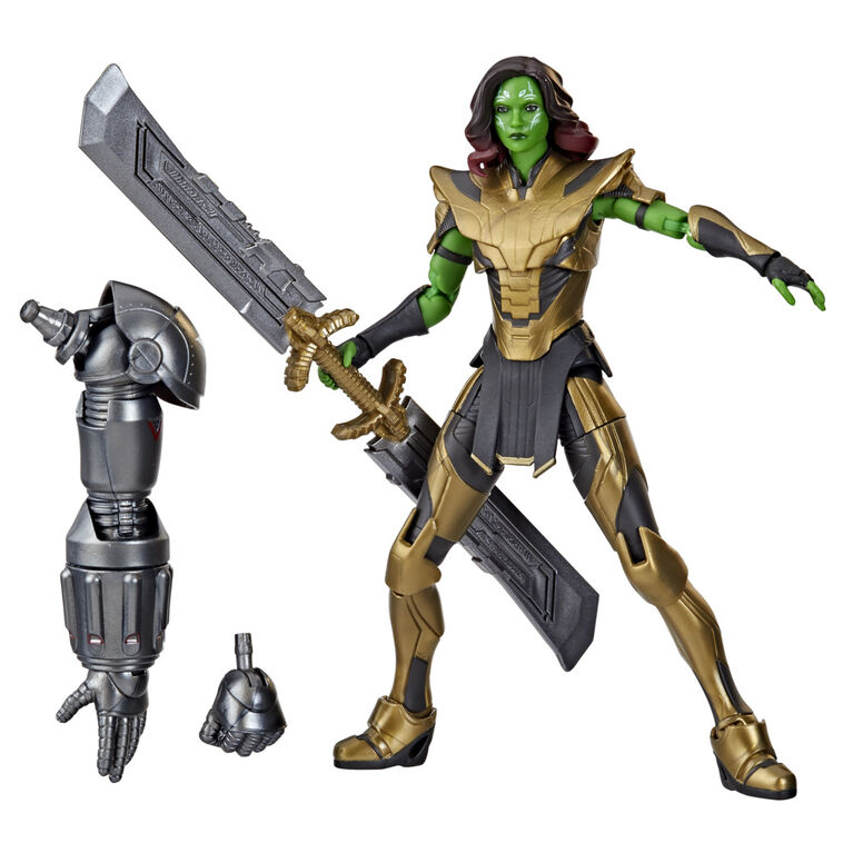 Hasbro Marvel Legends Series Warrior Gamora, What If...? Marvel Legends Action Figures, 6 Inch