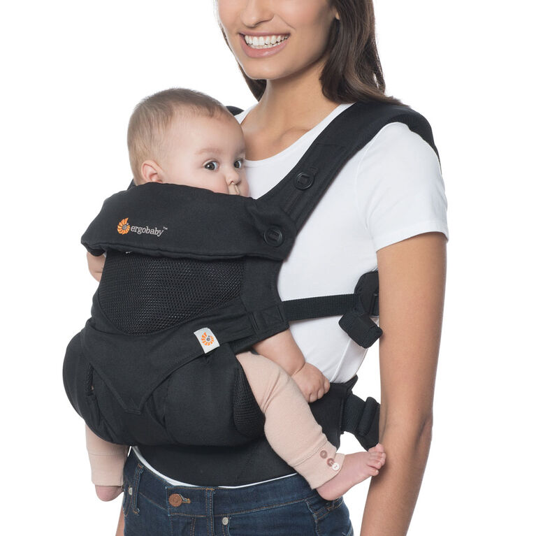 Ergobaby 360 Cool Air Mesh Baby CarrierOnyx Black Babies R Us Canada