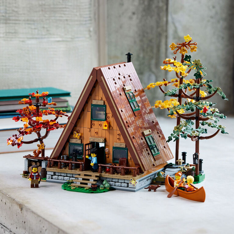 Lego Ideas A-Frame Cabin 21338 Building Kit For Adults (2,082 Pieces) |  Toys R Us Canada