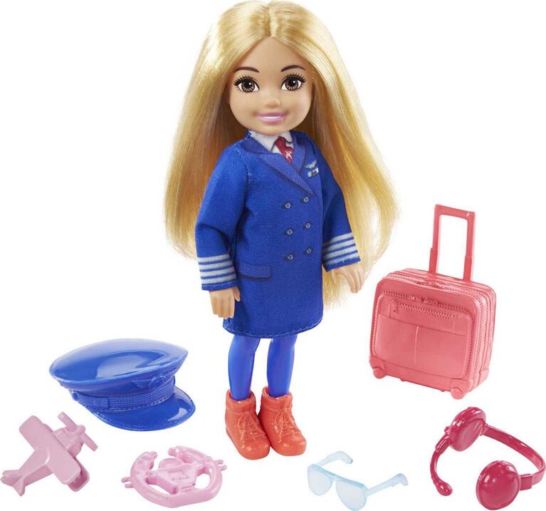 Barbie Chelsea Can Be Career Doll with Career-themed Outfit and Related Accessories
