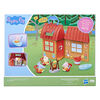 Peppa's Woodland Club La cabane forestière, inclut 1 cabane, 3 figurines de 7,5 cm et 6 accessoires - Notre exclusivité