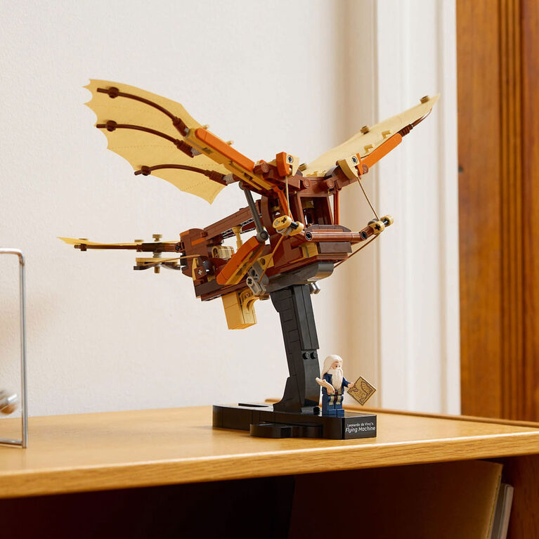 LEGO Icons Leonardo da Vinci's Flying Machine DIY Kit - Ornithopter Building Set for Adults - 10363