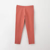 organic play legging, 5-6y - clay