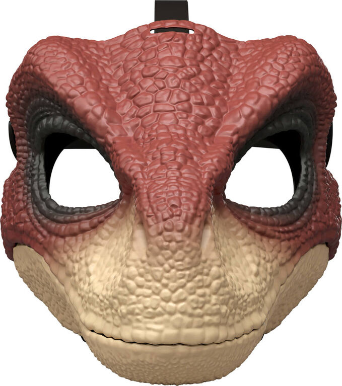 Jurassic World Rebirth Raptor Dinosaur Mask, Role-Play Head Wear, Movie-Inspired Costume Gear