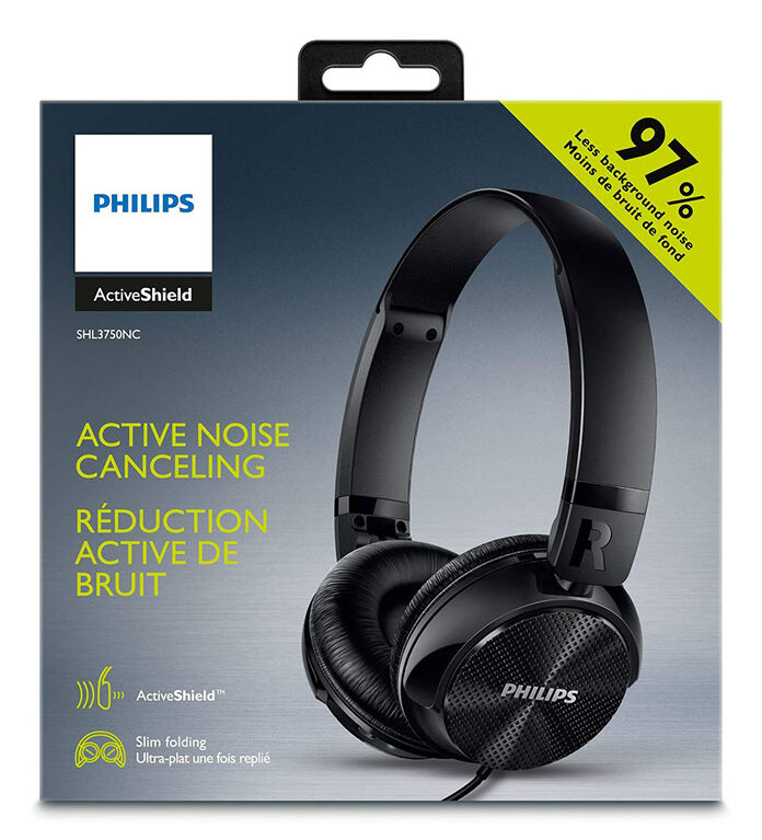 Ecouteurs Philips avec suppression du bruit au-dessus de l'oreille