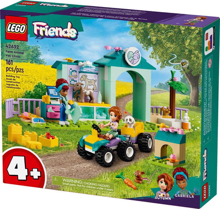 LEGO Friends Farm Animal Vet Clinic Pretend Play Toy 42632