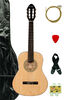 De Rosa Junior Beginner Guitar with Accessories - Natural