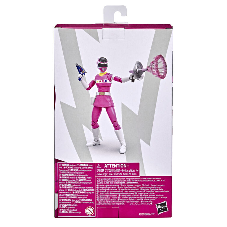 Power Rangers Lightning Collection, In Space Ranger rose, figurine articul&eacute;e premium de 15 cm de collection
