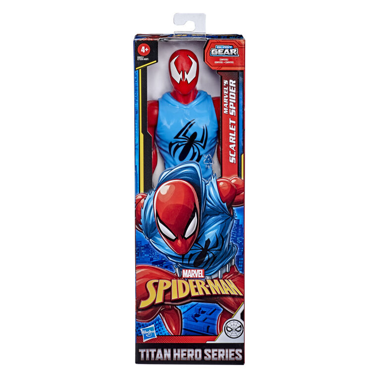 Marvel Spider-Man: Titan Hero Series Blast Gear Marvel's Scarlet Spider Action Figure