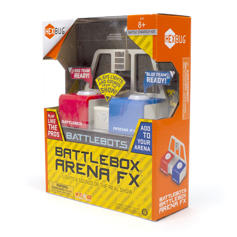 Blue / Red HEXBUG Battlebots Battlebox Arena FX 4136395 for sale online 