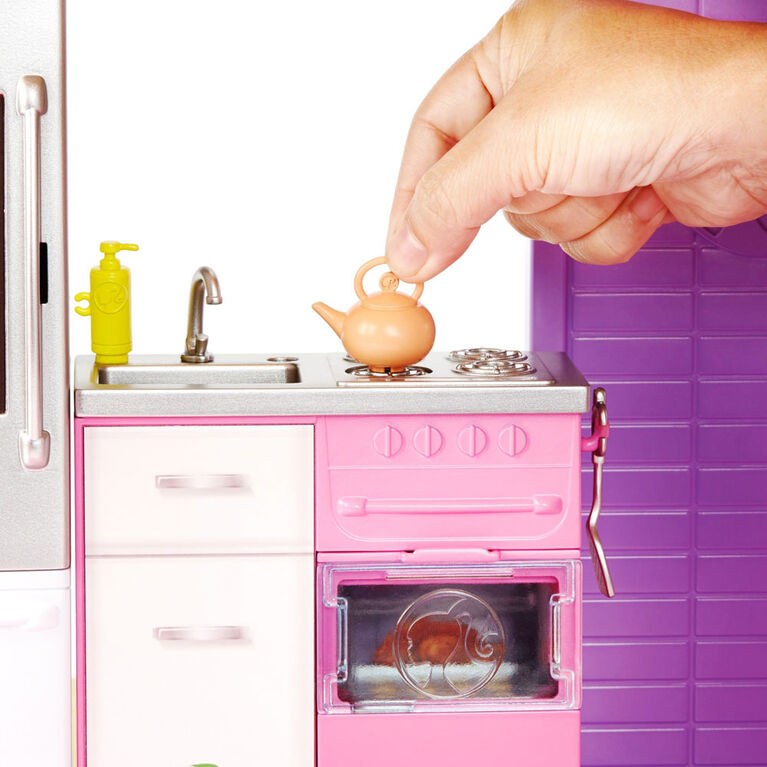 Barbie - Maison de Rêve Barbie avec Piscine, Toboggan et Ascenseur