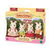 Calico Critters Chocolate Rabbit Family