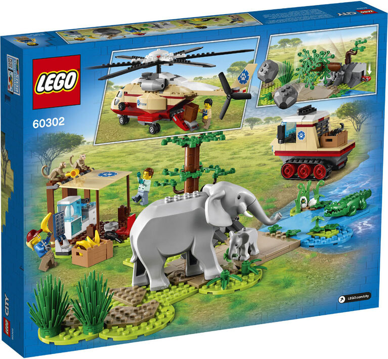 LEGO City Wildlife L'opération de sauvetage d'animaux 60302 (525 pièces)