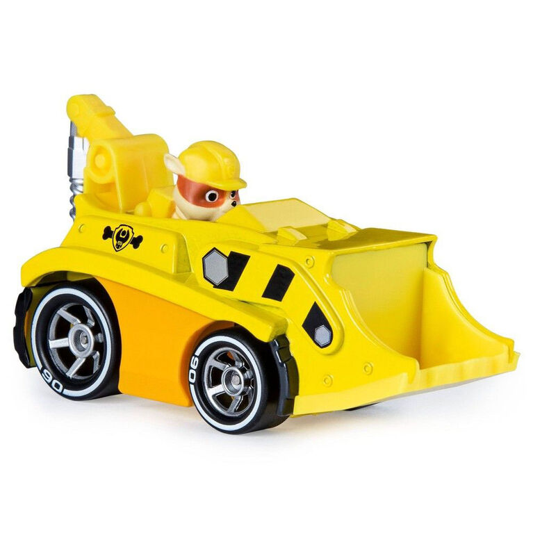 PAW Patrol, True Metal Rubble Collectible Die-Cast Vehicle, Classic Series 1:55 Scale