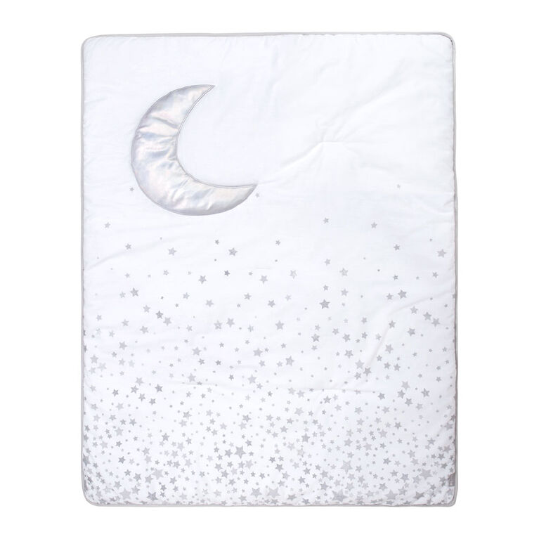 Sprinkle Stars and Moon 3 Piece Crib Bedding