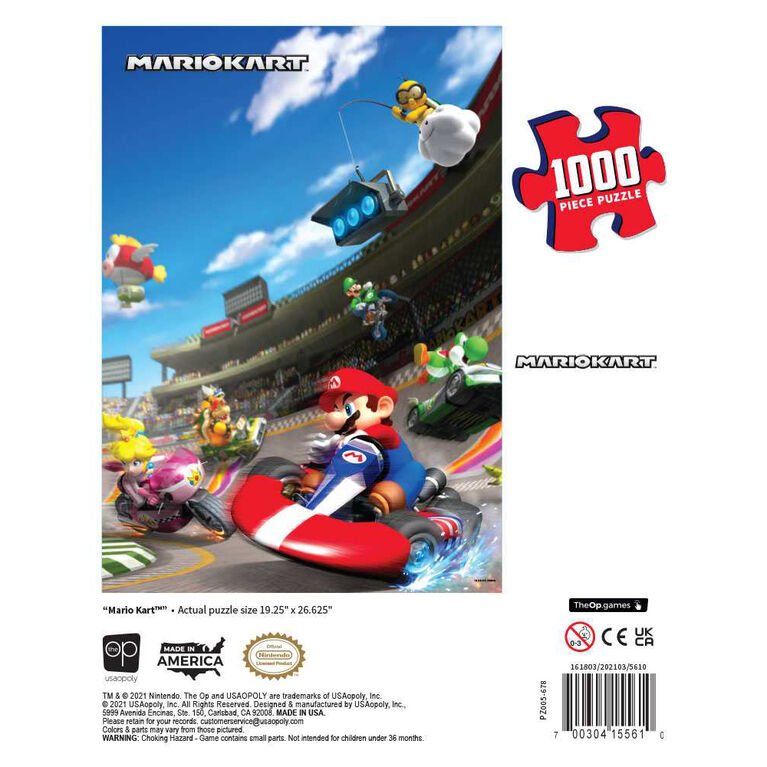 Super Mario “Mario Kart” 1000 Piece Puzzle - English Edition