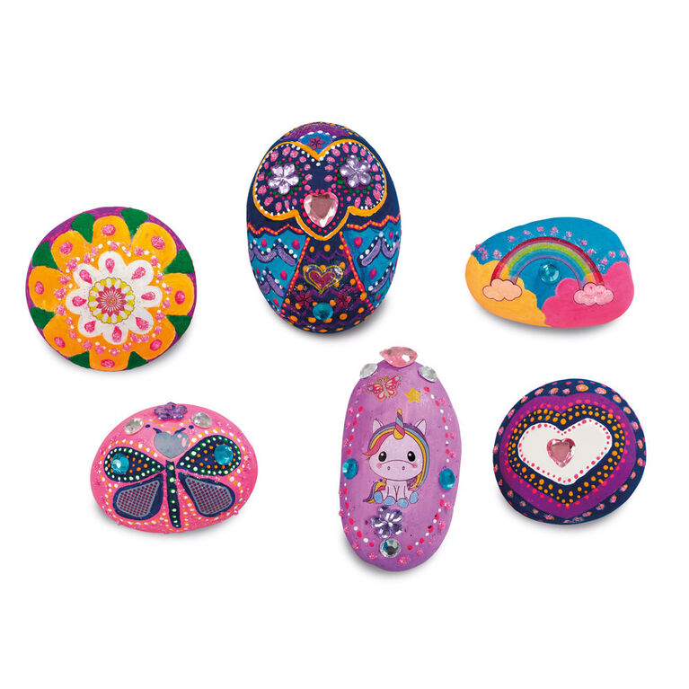 Out to Impress Neon Pebble Painting - R Exclusive