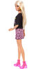 Barbie Fashionistas Doll with Long Blonde Hair Wearing "Rock" Graphic T-Shirt