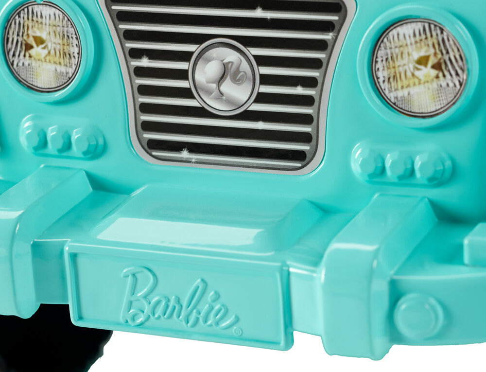 barbie pink passport jeep vehicle