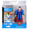 DC Comics, Figurine articulée SUPERMAN de 10 cm avec 3 accessoires mystère, Adventure 6