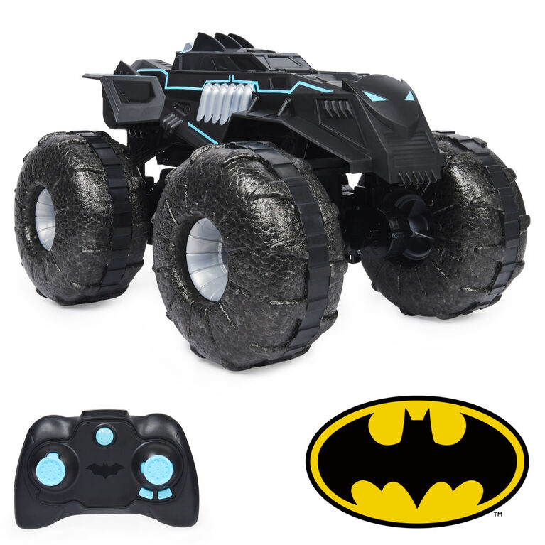 Batman, Véhicule radiocommandé All-Terrain Batmobile, jouets Batman résistants à l'eau