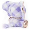 GUND P.Lushes Designer Fashion Pets, Ella L'Phante, éléphante en peluche de luxe douce et élégante, bleu et or, 15,2 cm