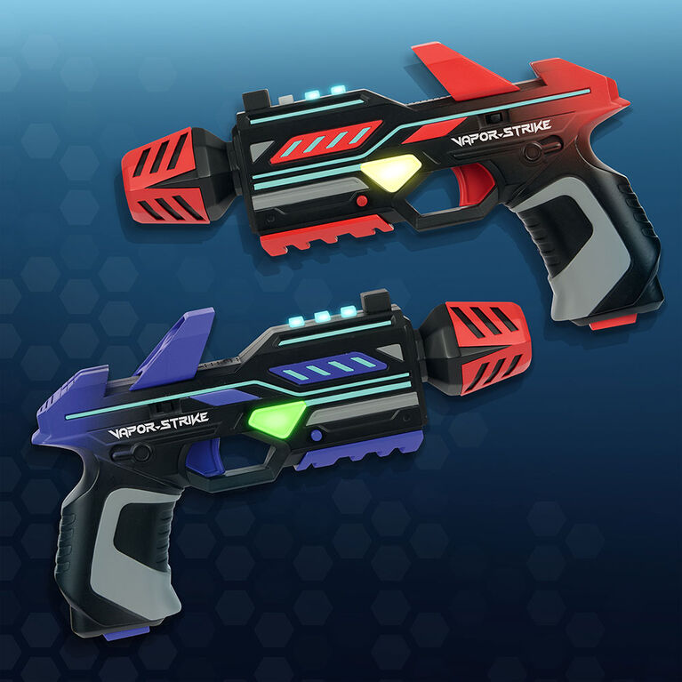 Vapor Strike Vapor Blasters 2 Player Pack, Lights, Sounds & Vapor Effects, Laser Tag Style Battle (Set of 2 Blasters)