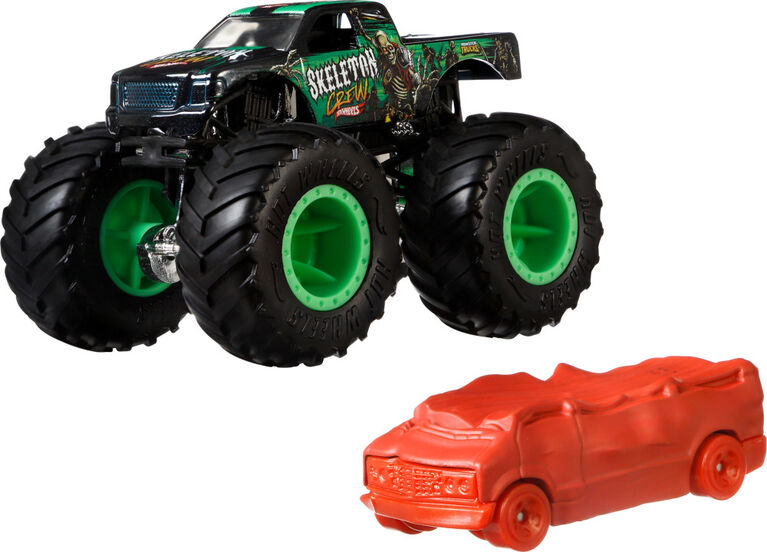 Hot Wheels Monster Trucks - V&eacute;hicules &agrave; &eacute;chelle 1:64, coffret de 2
