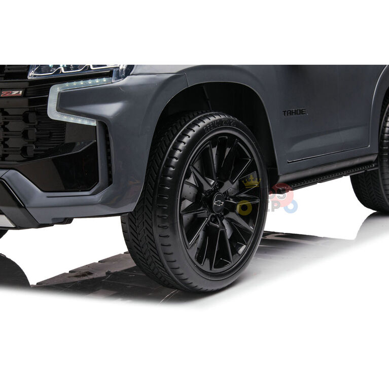 Kidsvip 12V Chevy Tahoe W/ Rc- Grey - Édition anglaise