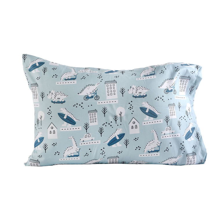 2-Piece Toddler Bedding Set including Comforter and Pillowcase, Dinosaur
