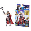 Marvel Studios' Thor: Love and Thunder Mighty Thor Toy, 6-Inch-Scale Deluxe Action Figure with Action Feature