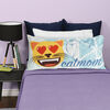 Emoji Plush Body Pillow 18"x36", Cat Mom