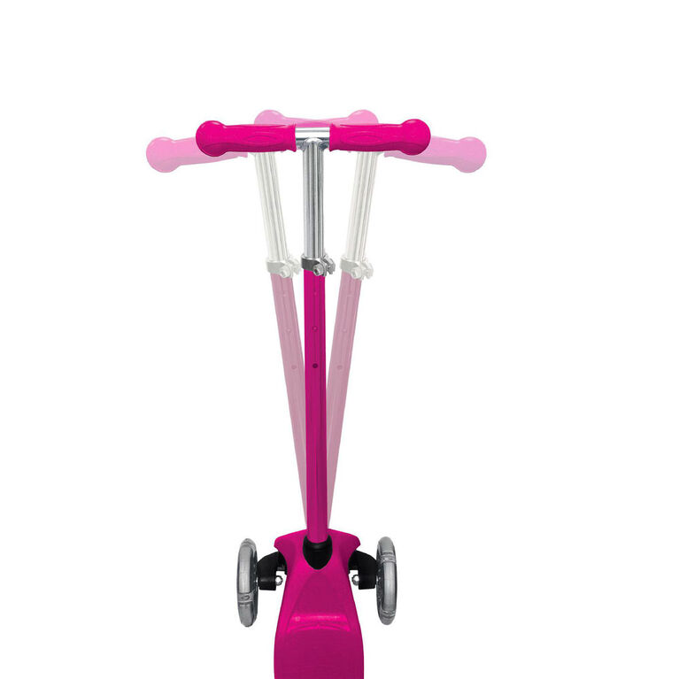 Rugged Racer Mini Deluxe 3 Wheel Kick Scooter - Pink - English Edition