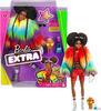 Barbie Extra Doll in Rainbow Coat with Pet Poodle