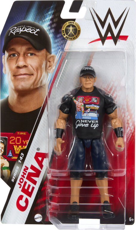 WWE John Cena Action Figure, 6-inch Collectible Superstar with Articulation & Life-Like Look