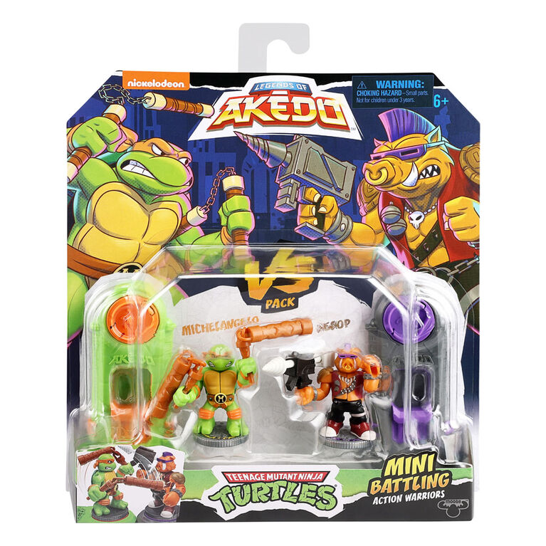 Akedo TMNT S1 Contre Pk Michelangelo Vs Bebop