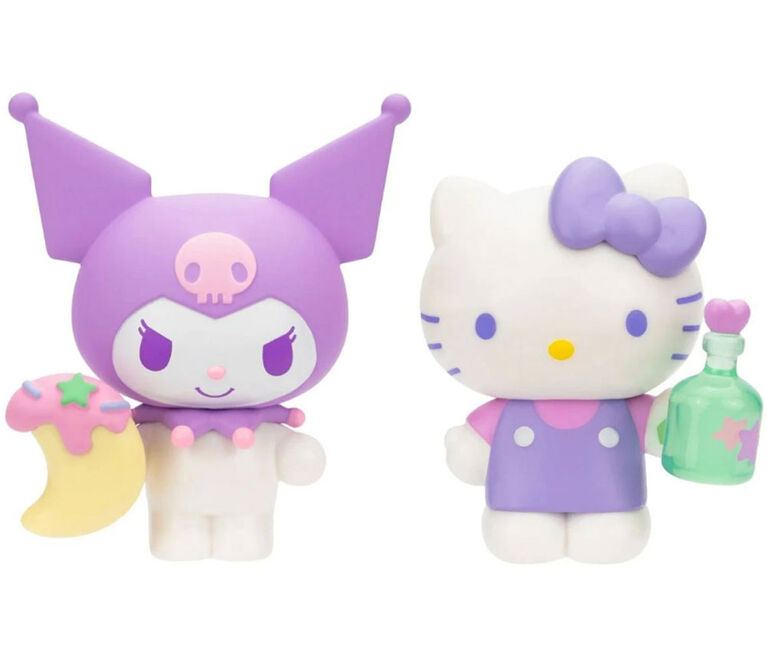 Hello Kitty & Friends 2 Figure Pack: Dreamland - Kuromi Lollipop & Hello Kitty Wish Bottle