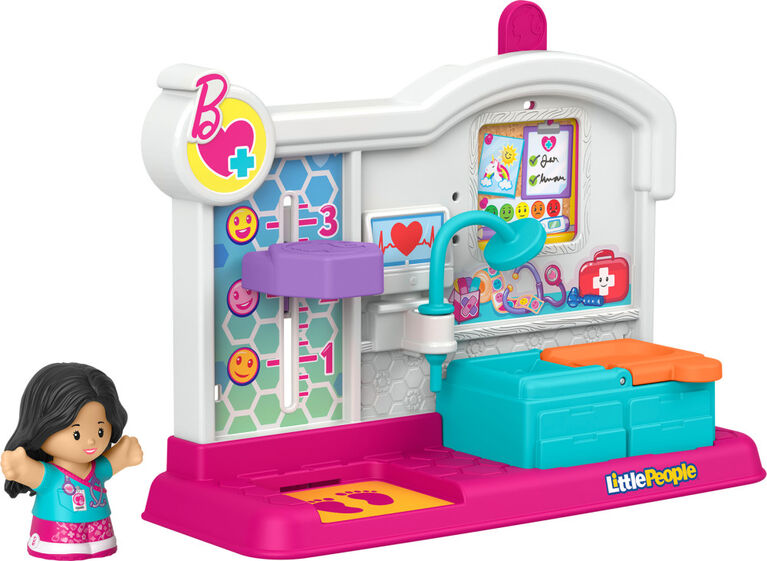 Fisher-Price Little People Barbie Doctor Playset for Toddlers & Preschool Kids, 2 Pieces