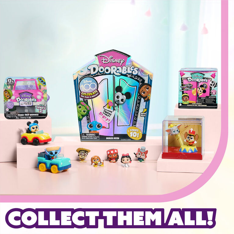 Disney Doorables NEW Mini Peek Series 10, Collectible Blind Bag Figures, Styles May Vary
