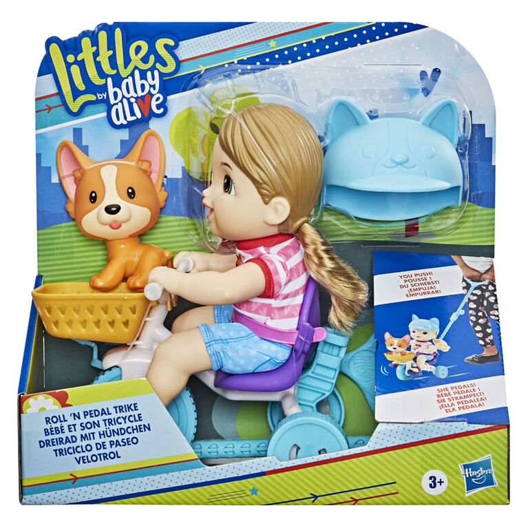 Littles de Baby Alive, Bébé et son tricycle, Petite Jade